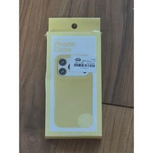 Chug Inc Slim TPU Phone Case for iPhone 17 Pro Yellow Matte Wireless Charge s15